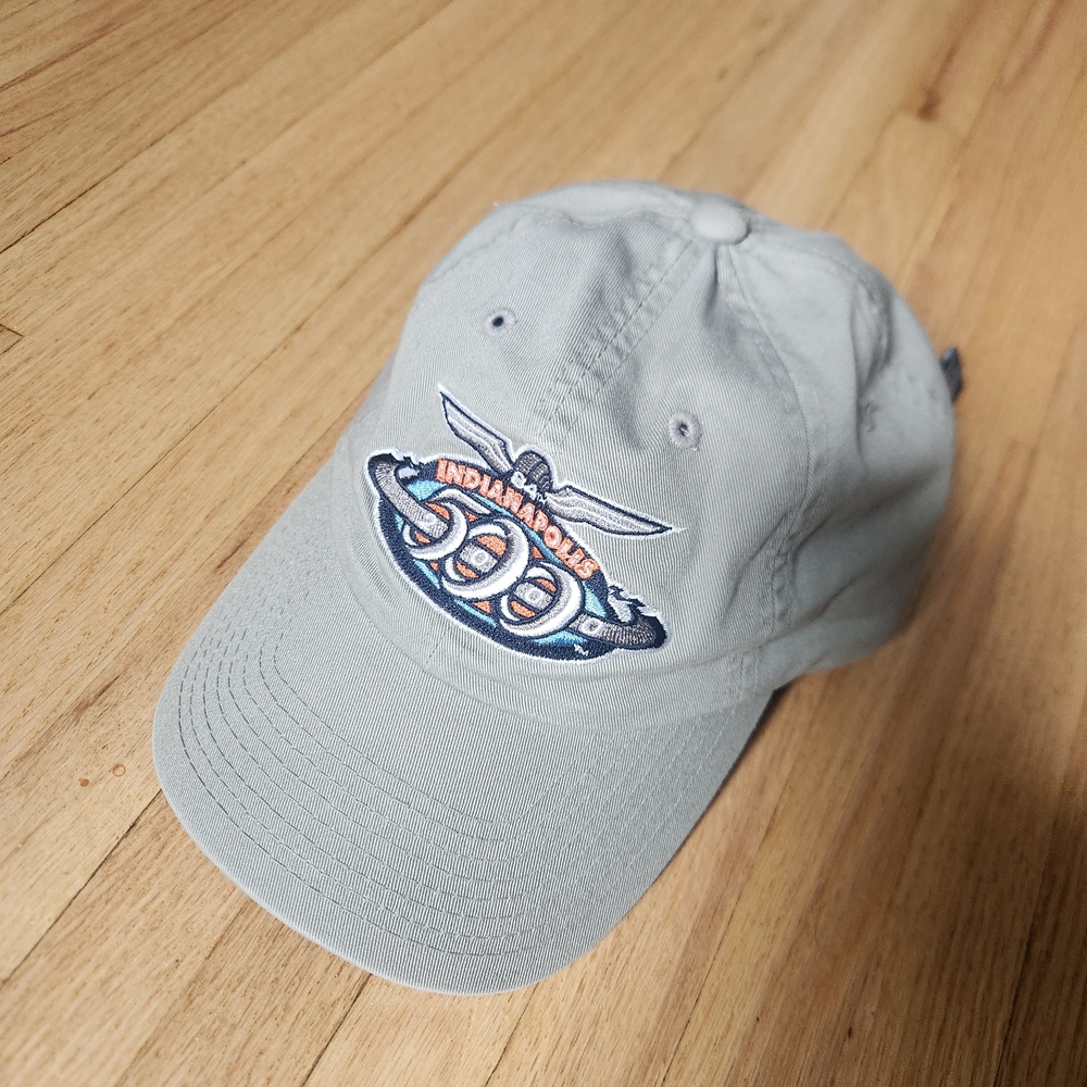 80s Nascar Gray Indianapolis 500 Hat